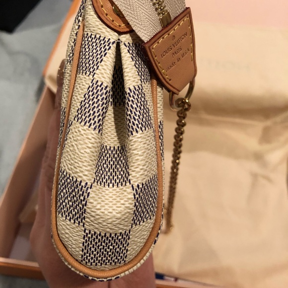 ❌SOLD❌ ✨Louis Vuitton Eva Damier Azur Ivorie Grey✨ - Picture 3 of 8